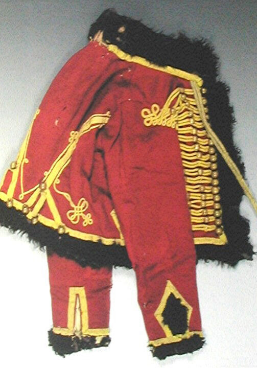 Surviving Pelisse worn by a trooper of the 4e Hussards, 1804-1812